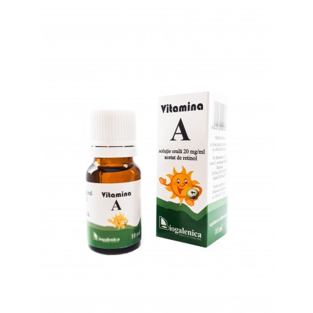 VITAMINA A, SOLUTIE ULEIOASA 10 ml (tva 9%)