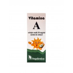 VITAMINA A, SOLUTIE ULEIOASA 10 ml (tva 9%)