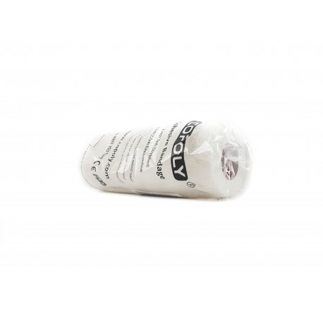 Bandaj elastic autoadeziv COPOLY 15x450 cm - alb